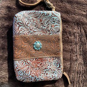 Myra  Azure  bag  NEW  9 1/2 x 6 1/2